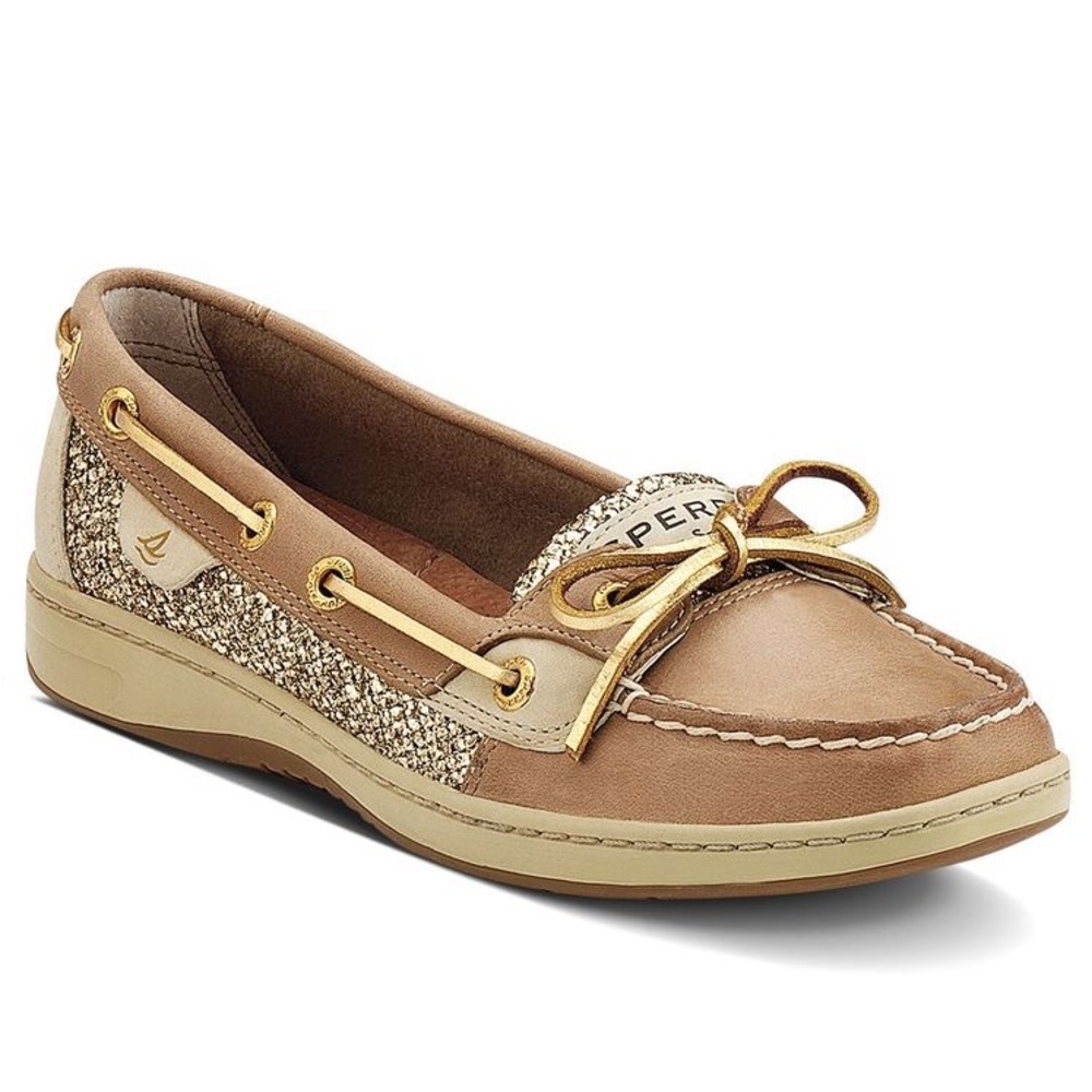 SPERRY Top-Sider Angelfish Gold Glitter Slip-On